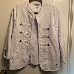 Very nice white denim like jacket